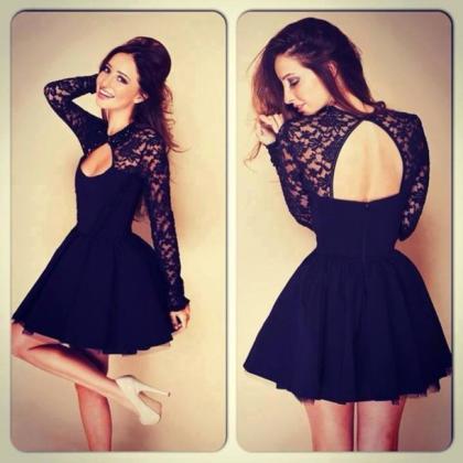 Hollow Out Lace Sexy Sleeveless Dress